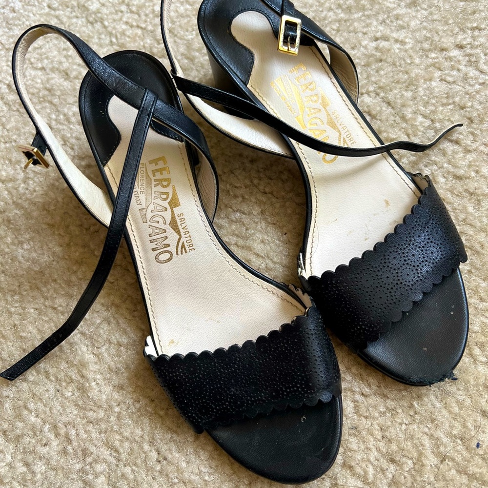 Salvatore Ferragamo Leather Sandals